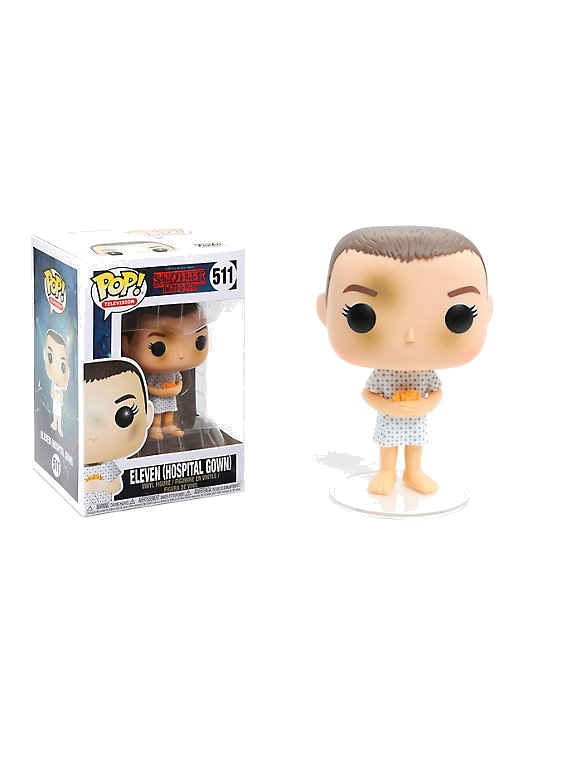 Funko Pop! Stranger Things – Eleven Hospital Gown, 9,5 Cm Vinylfigur, Sammlerstück Für Serienfans