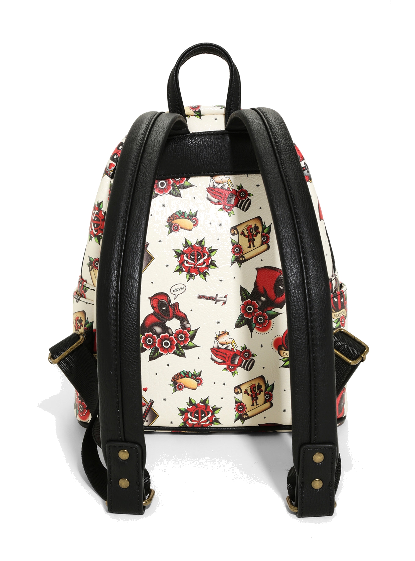deadpool tattoo mini backpack Loungefly Marvel 3 : Clothing, Shoes & Jewelry Tattoo Deadpool Loungefly Mini Backpack