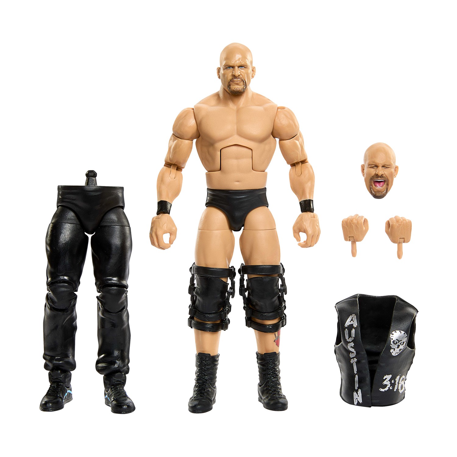 エリックスケアロウ　TOYセット Mattel WWE Elite Collection: Summerslam - Stone Cold Steve Action