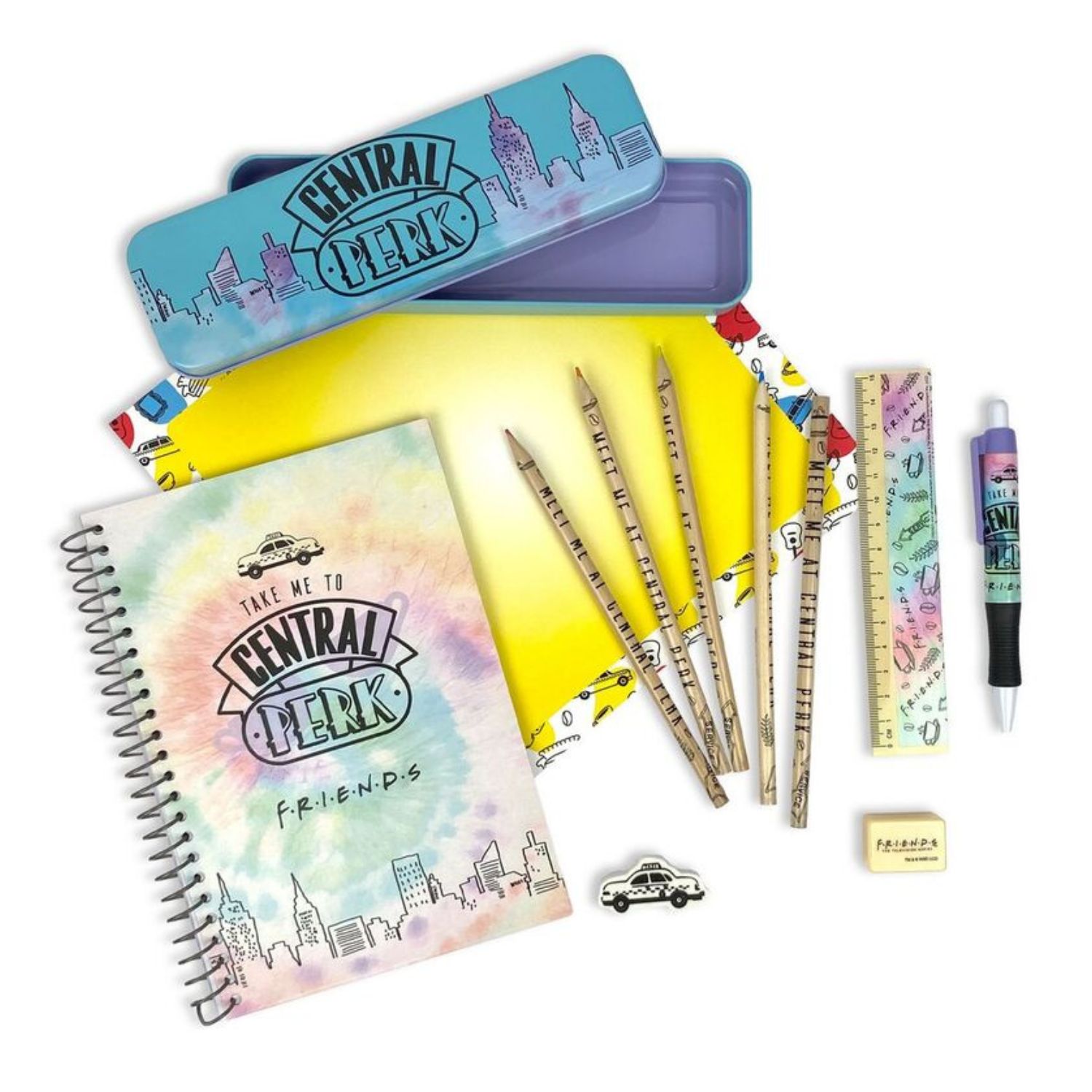Friends Compact Bumber Stationary Set Nerdom