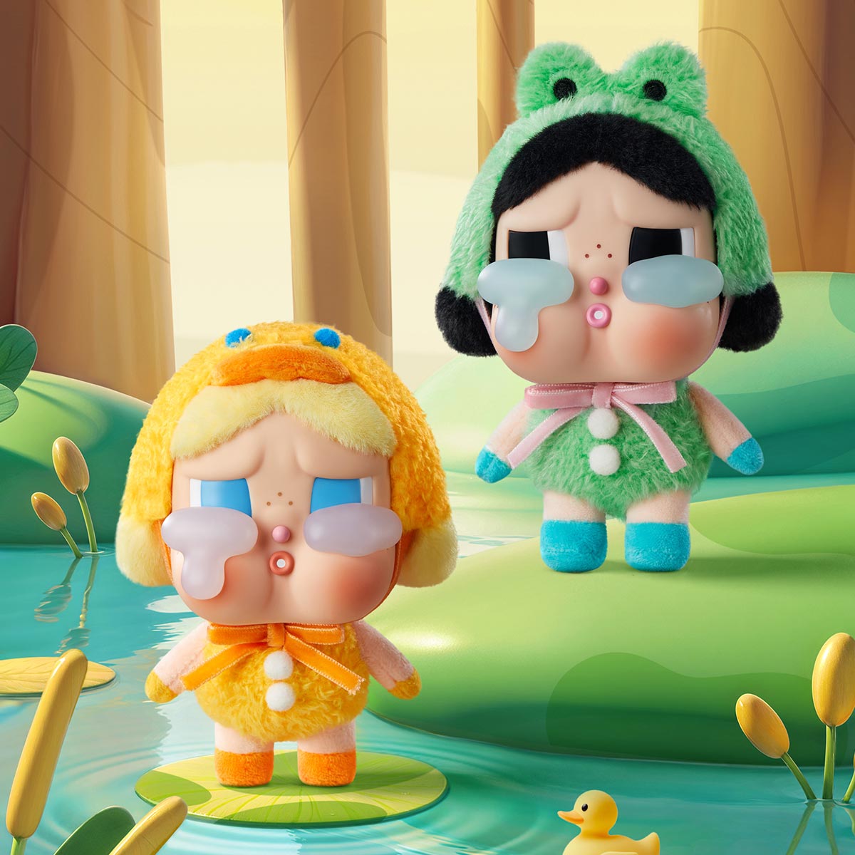 POP MART Crybaby Crying Again Series Vinyl Face Plush Blind Box