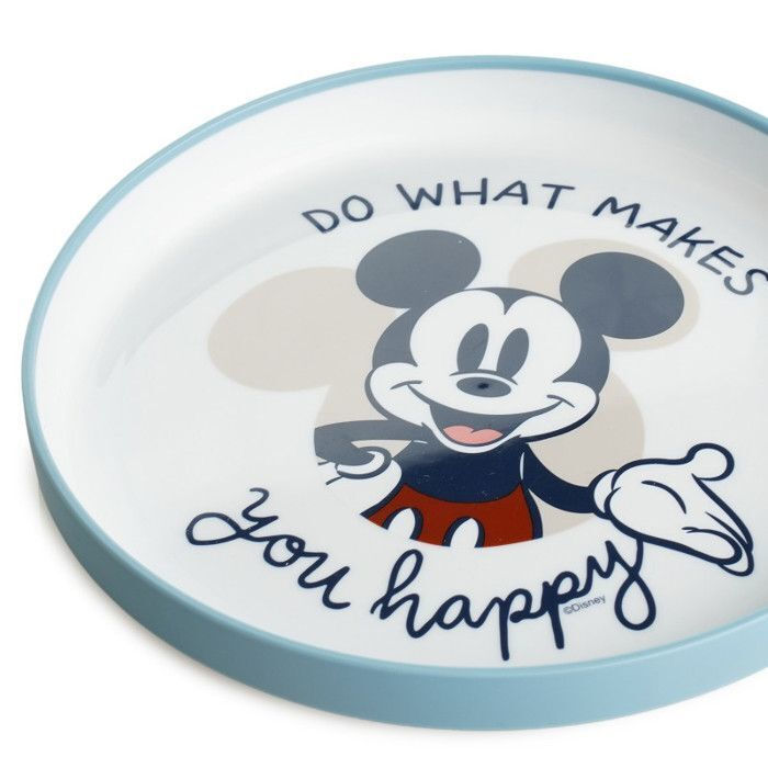 Stor Disney: Mickey Mouse Full Of Smiles - Non Slip Bicolor Premium Plate  (10493)