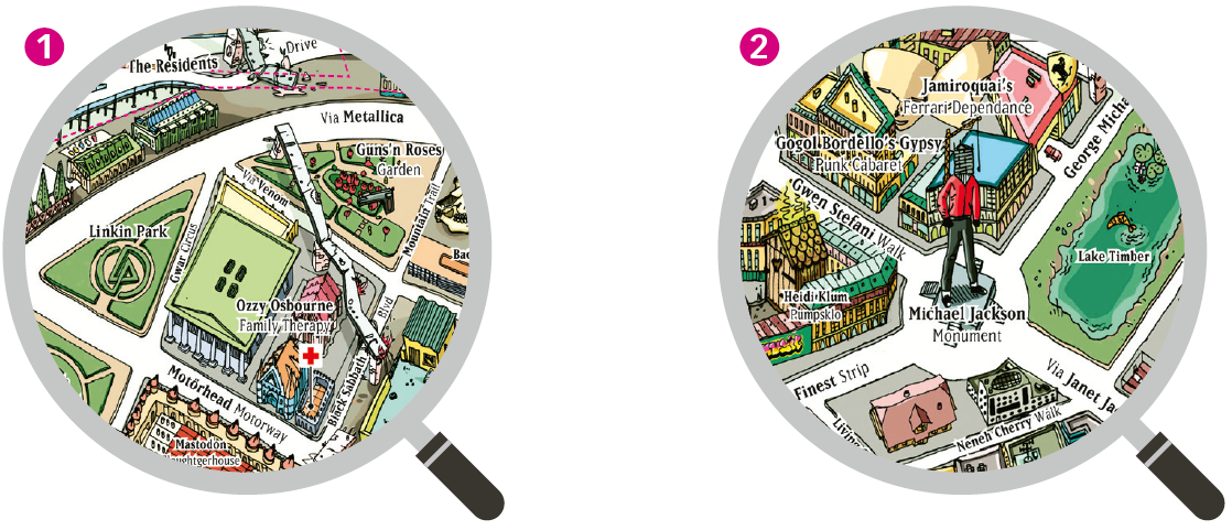 Map Pop Παζλ 29844 St Maps City Of Pop 2000 Κομμάτια | Nerdom