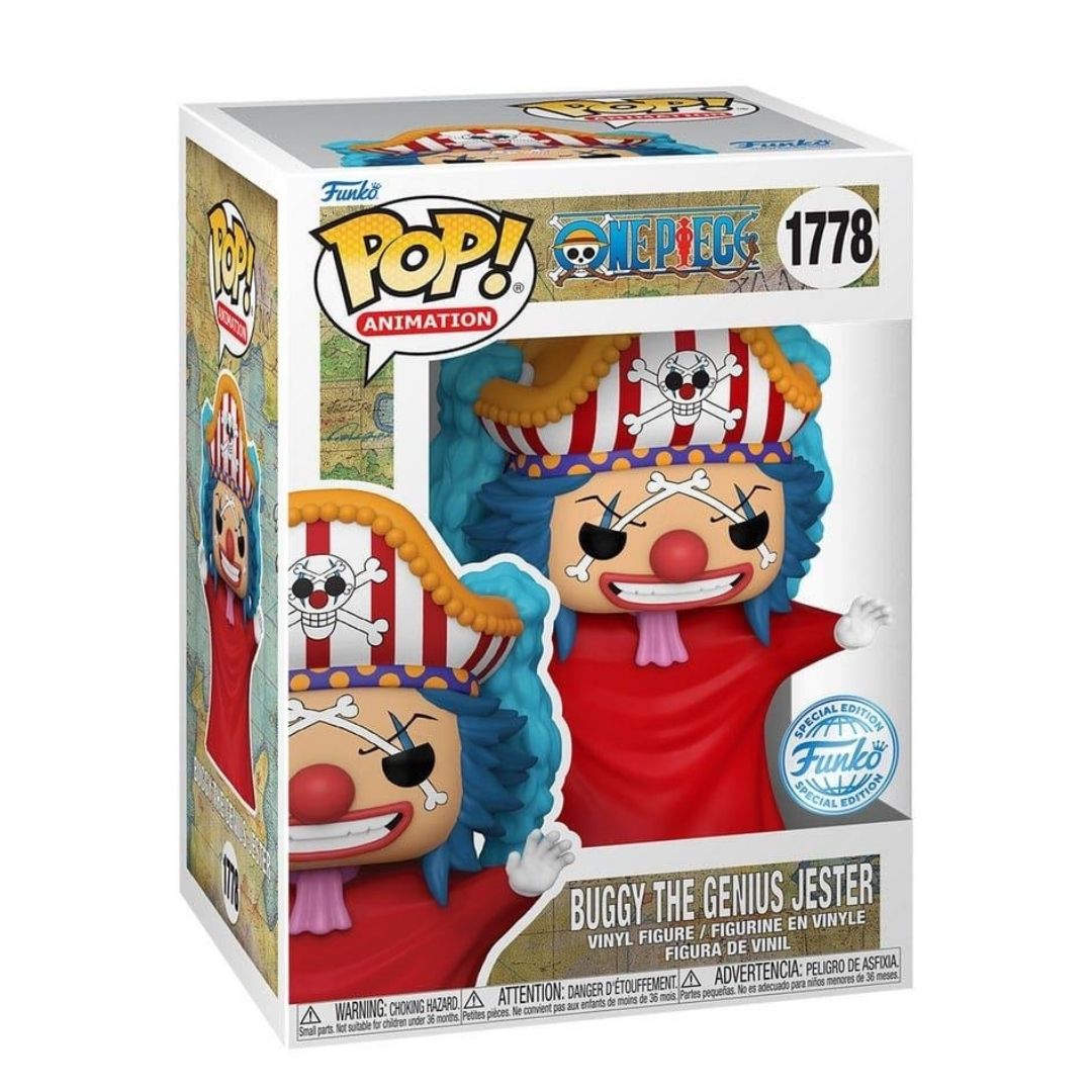 Funko Pop! Animation: One Piece - Buggy The Genius Jester (Special Edition) #1778 Vinyl Figure