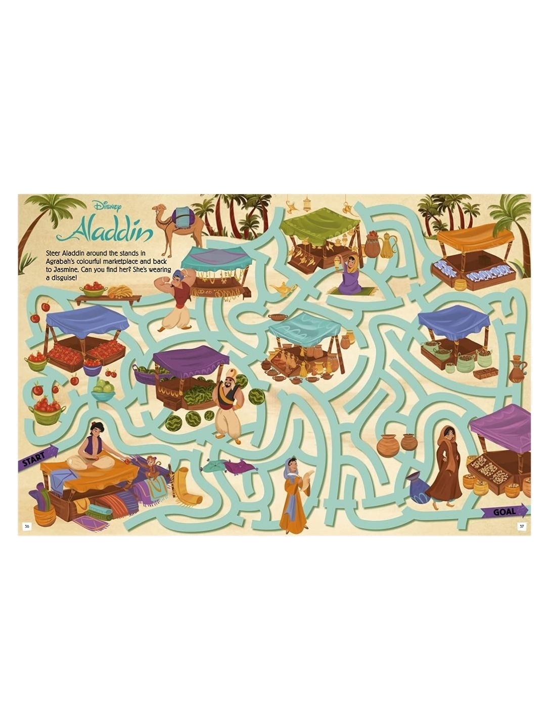 The Disney Book of Mazes : Explore the Magical Worlds of Disney and 