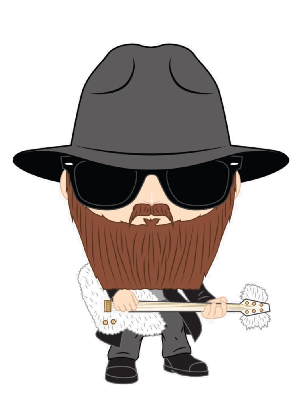 Funko Pop! Rocks ZZ Top Billy Gibbons Nerdom