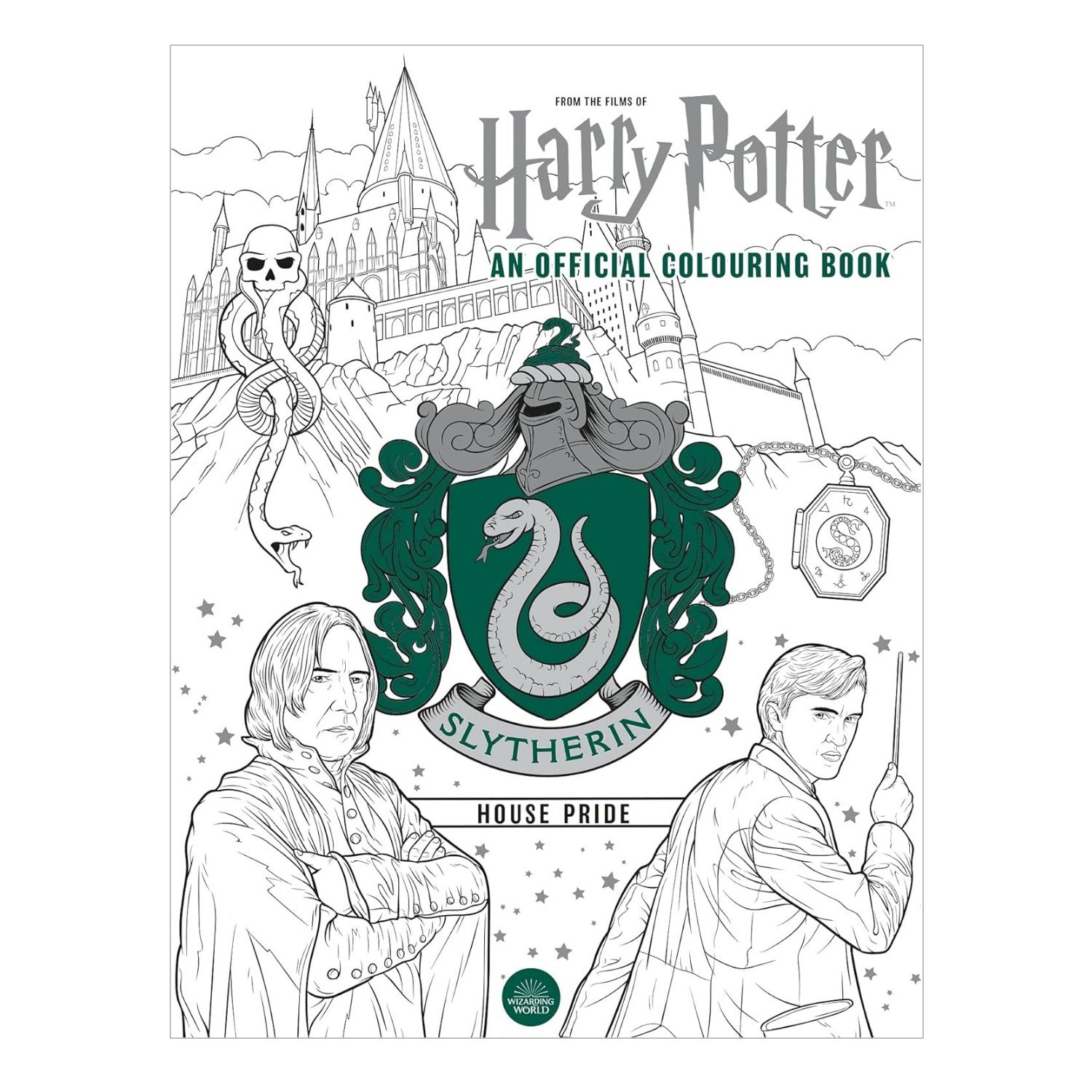 Βιβλίο Ζωγραφικής Harry Potter Slytherin House Pride The Official