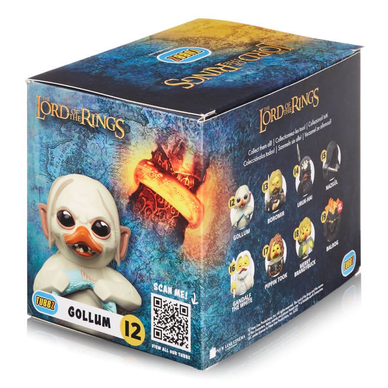 Figurine TUBBZ Mini Gollum (Seigneur Des Anneaux) - Canard En Vinyle Cosplay, Environ 5 Cm - Idéal Collection