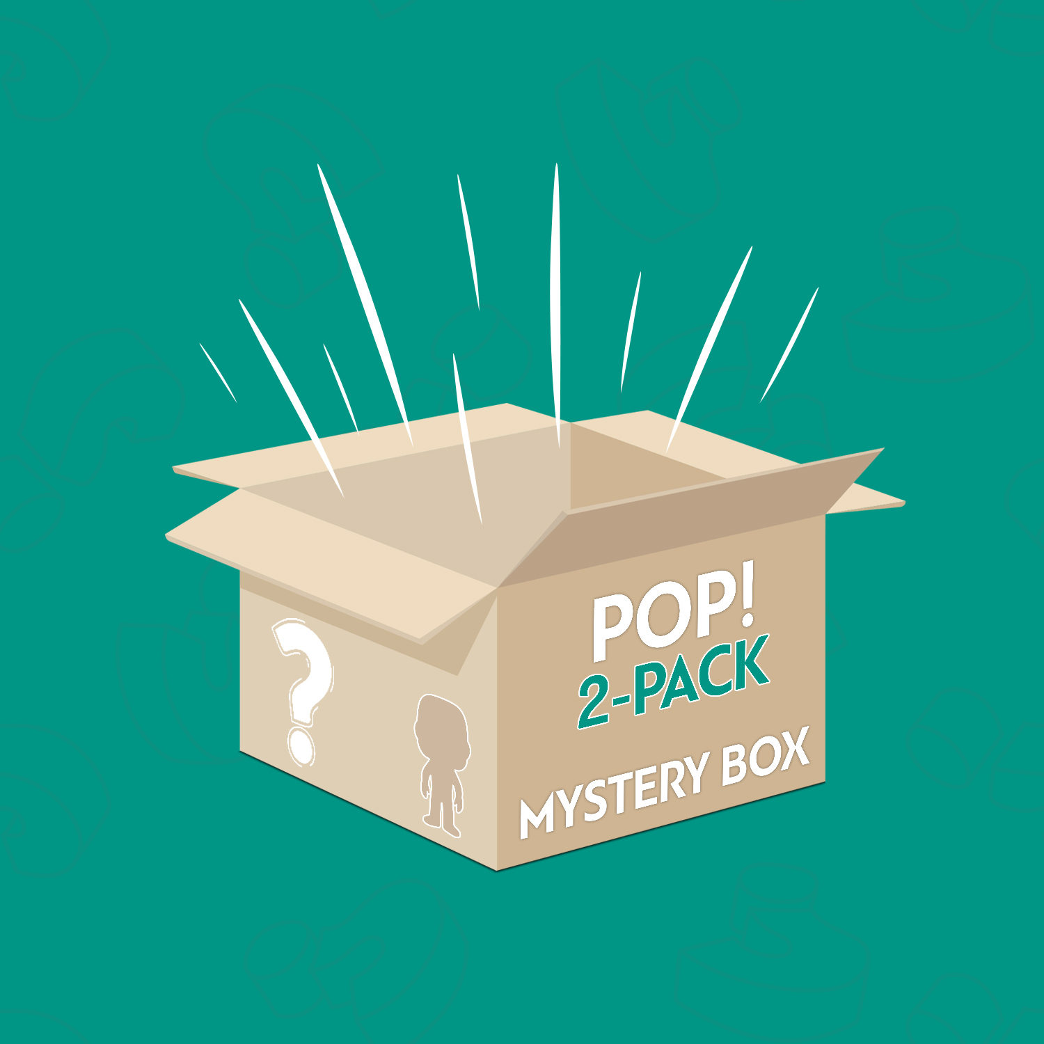 Funko Pop! 2 Pop Mystery Box Nerdom