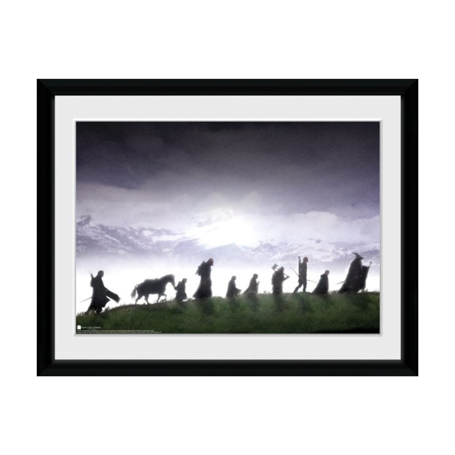 Lord Of The Rings Fellowahip Framed Print Nerdom
