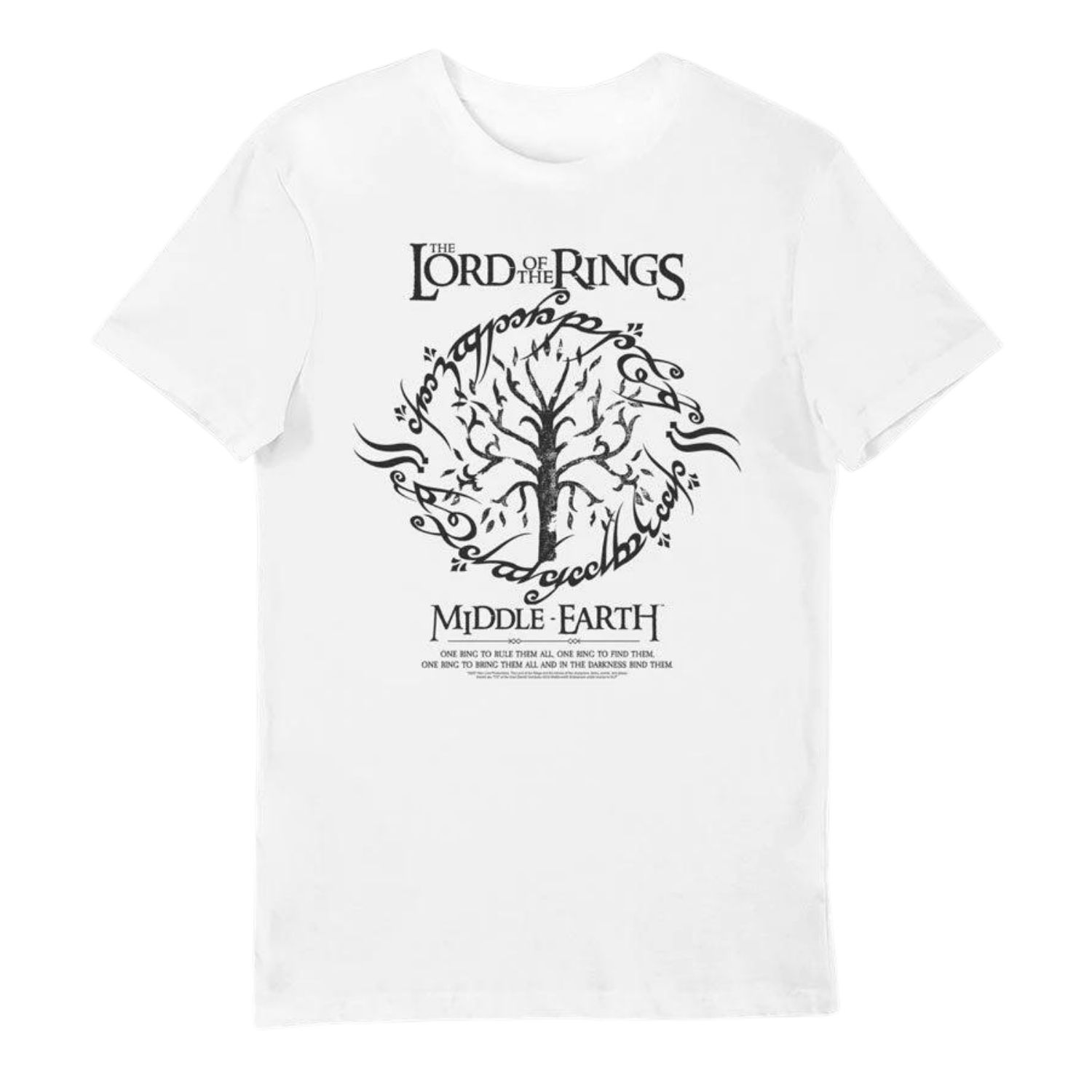 Lord Of The Rings Middle Earth White T-Shirt Nerdom, Greece - Main Image
