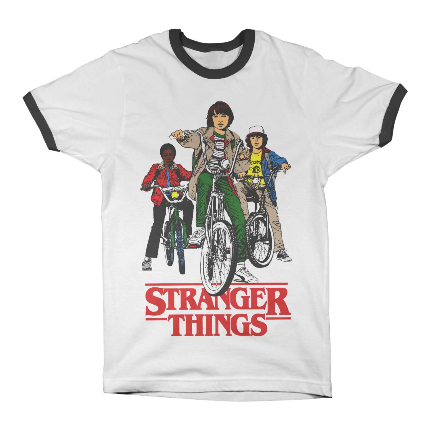 Stranger Things Ringer Bike Tee Nerdom