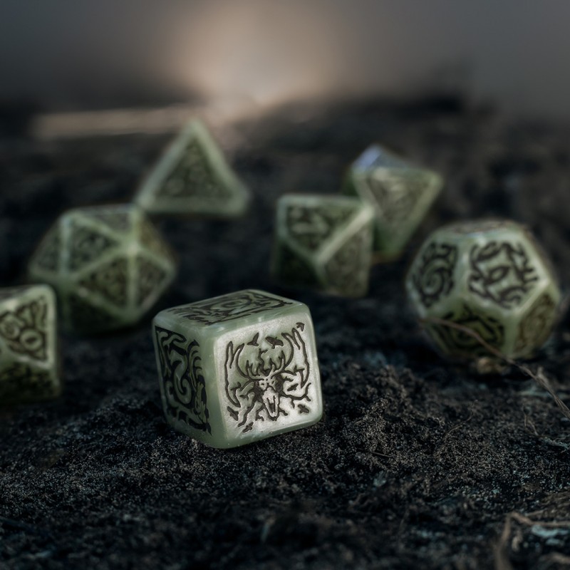 The Witcher - Set de Dés Loup Blanc - Arkhane Asylum Edition de jeu de rôle