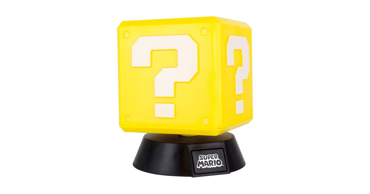 Φωτιστικό Paladone: Super Mario - Question Block 3D Light (PP4372NNID ...