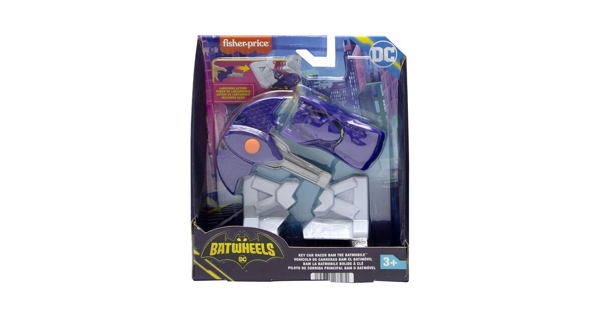Fisher-Price® DC Batwheels - Key Car Racer Bam the Batmobile Vehicle ...