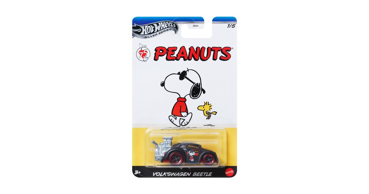 Mattel Hot Wheels: Silver Series Peanuts 75th Volkswagen Beetle