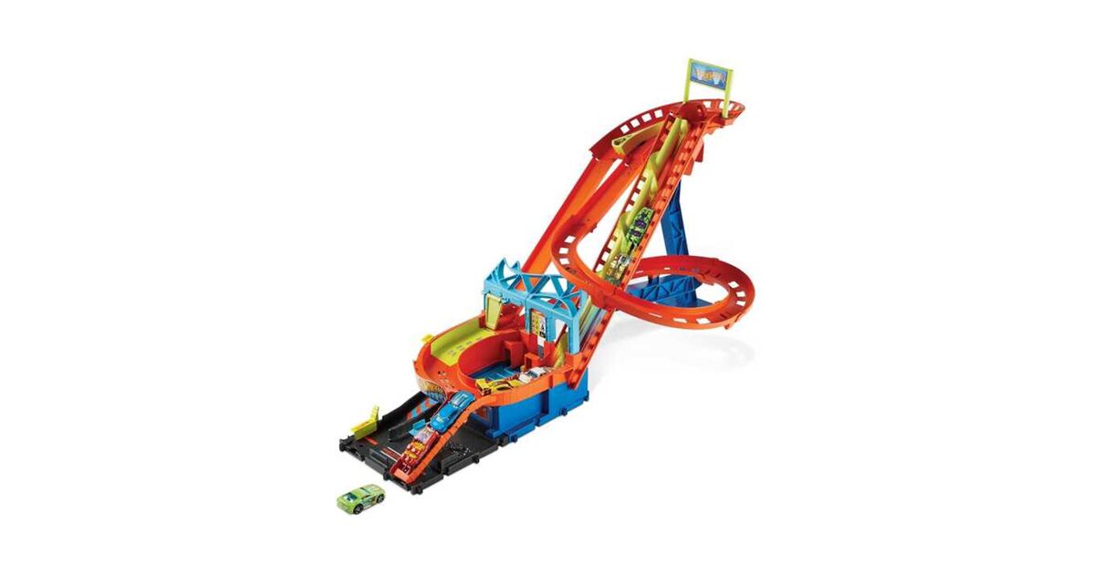 Πίστα Mattel Hot Wheels: City - Roller Coaster Rally Playset (HJV69 ...