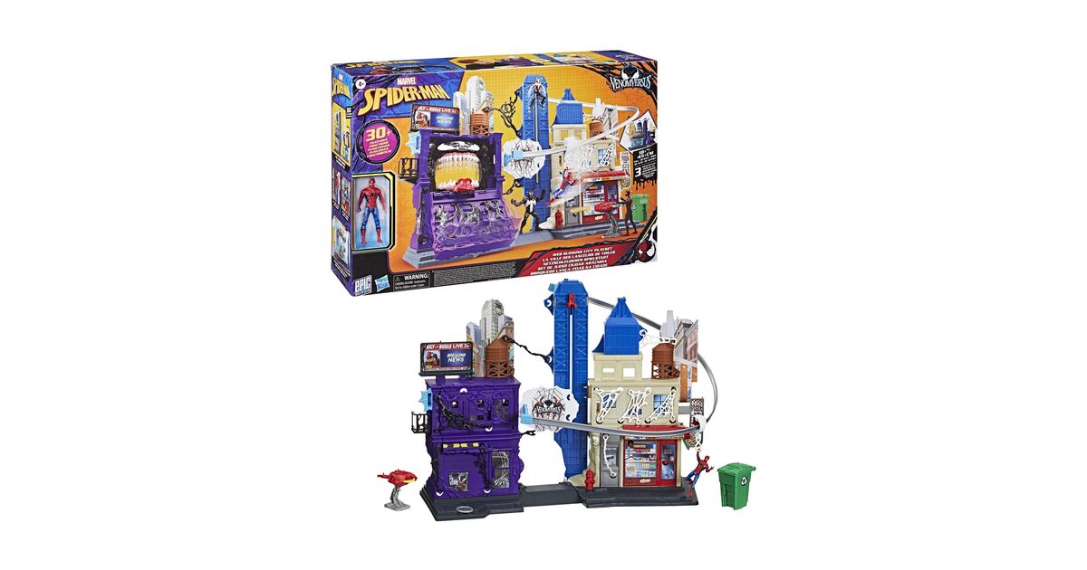 Hasbro Marvel: Spider-Man Venomversus - Web Slinging City Playset