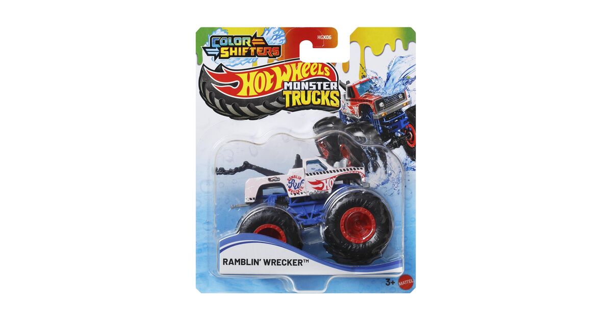 Mattel Hot Wheels Monster Trucks: Color Shifters - Ramblin