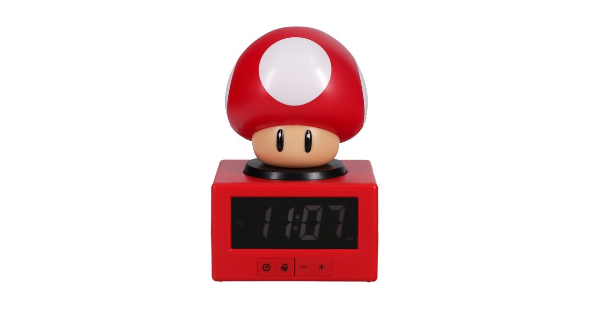 Paladone Icons: Super Mario - Super Mushroom Alarm Clock | Nerdom