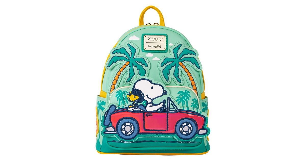 Τσάντα Πλάτης Loungefly Peanuts Snoopy Road Trip Mini Backpack | Nerdom