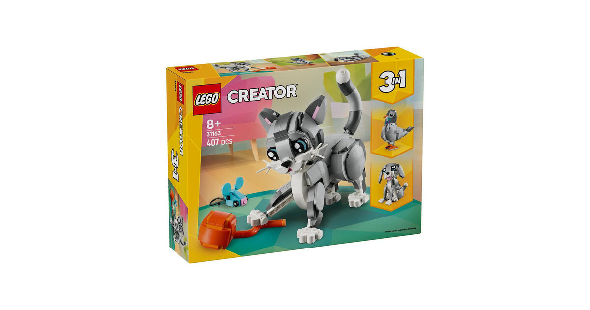 LEGO® Creator: Παιχνιδιάρα Γάτα (31163) | Nerdom