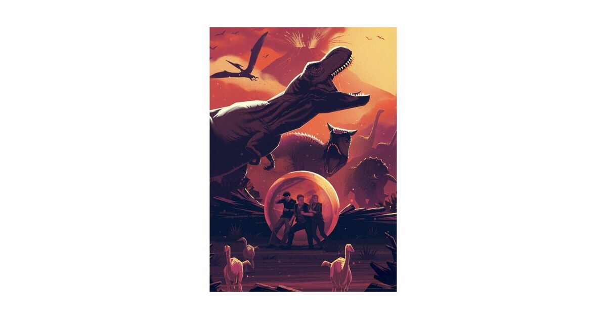 Jurassic World Art Print Limited Edition | Nerdom