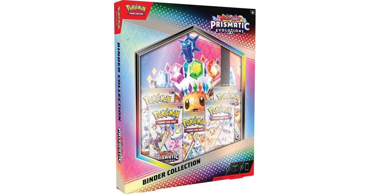 海外ポケモン Prismatic Evolutions バインダーコレクション Pokemon TCG Prismatic Evolution Binder Collection SV8 | Nerdom, Greece