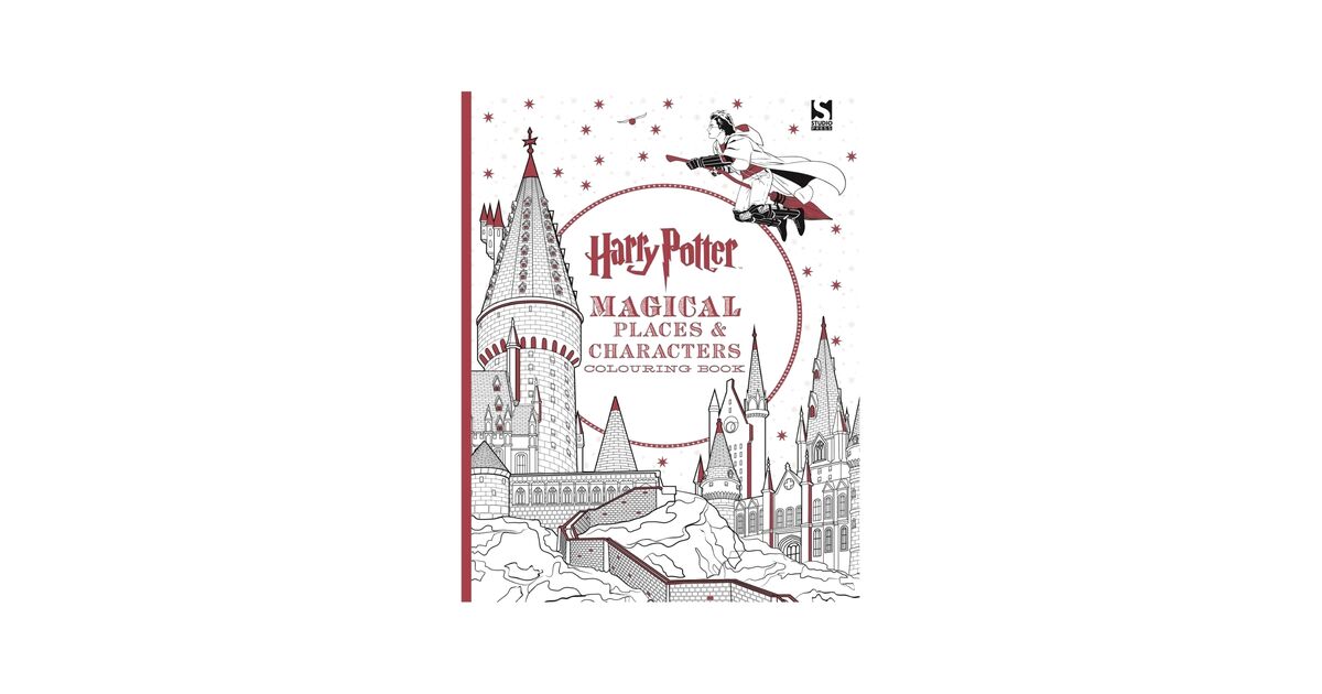 Harry Potter Magical Places and Characters Colouring Book Nerdom