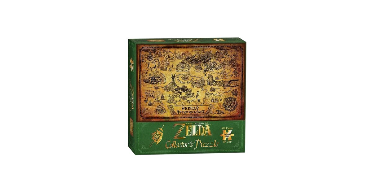 Legend of Zelda Puzzle Hyrule Map 0539 Nerdom