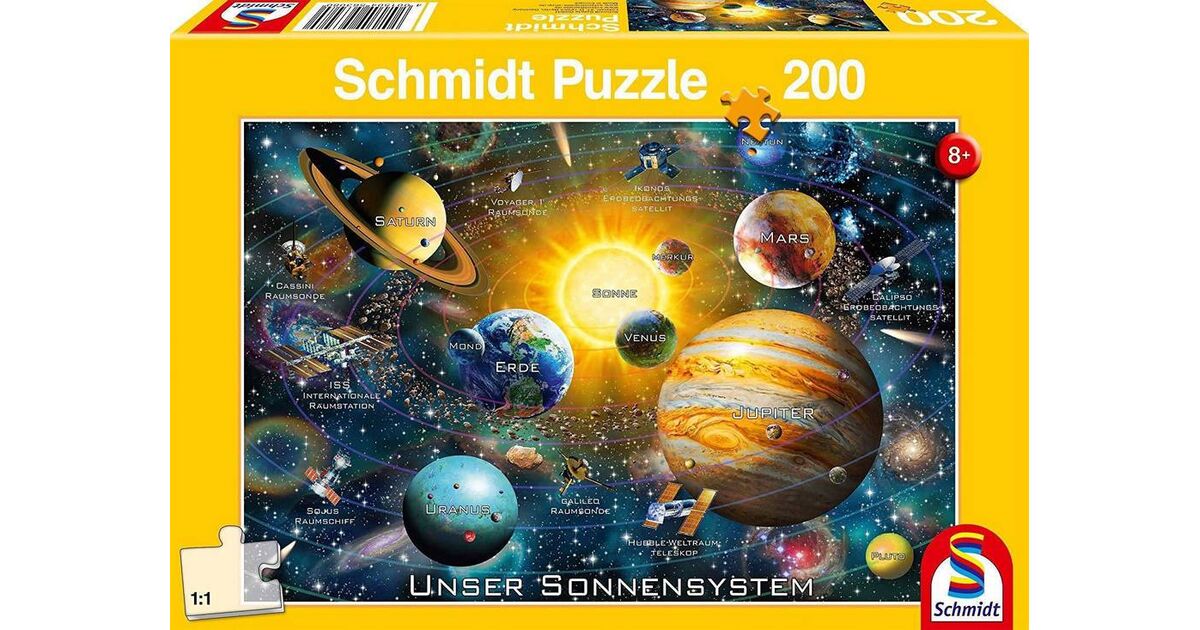 Puzzle 56308 Our Solar System 200 Pieces | Nerdom, Greece