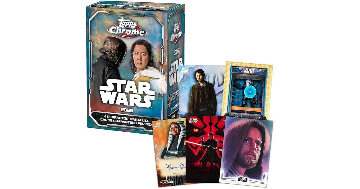 Topps 2025 Star Wars Chrome Value Box Nerdom, Greece