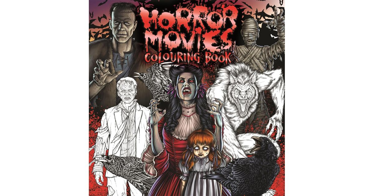 Horror Movies Colouring Book | Nerdom, Greece