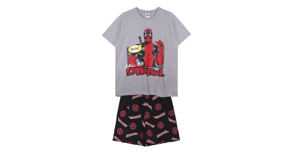 Pantalon De Pyjama Marvel Deadpool Pour Homme - 100% Coton Doux - Taille élastique - Idée Cadeau