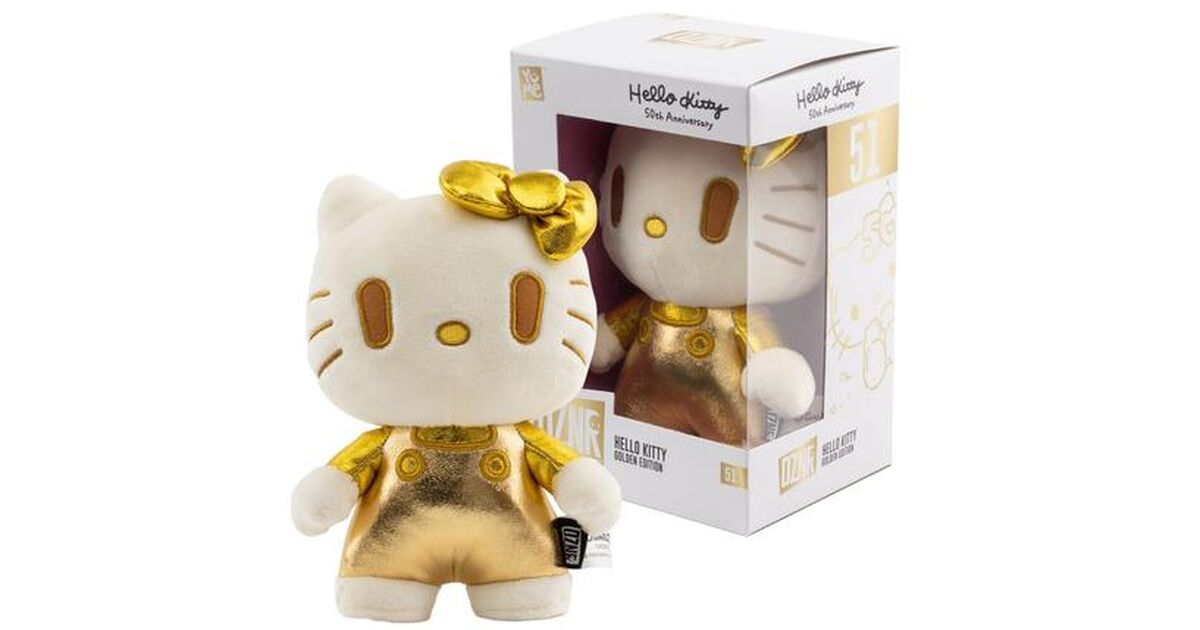 【非売品】Hello Kitty30周年記念 オルゴール付きぬいぐるみゴールド 非売品】Hello Kitty30周年記念 オルゴール付きぬいぐるみゴールド