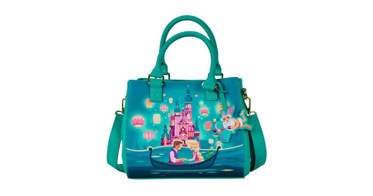 Loungefly Disney Tangled Princess Castle Cross Body Bag Nerdom