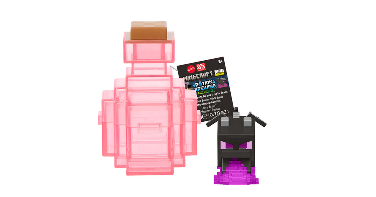 Mattel Minecraft: Mini Mode Potion Brewing Slimy Brew Pink