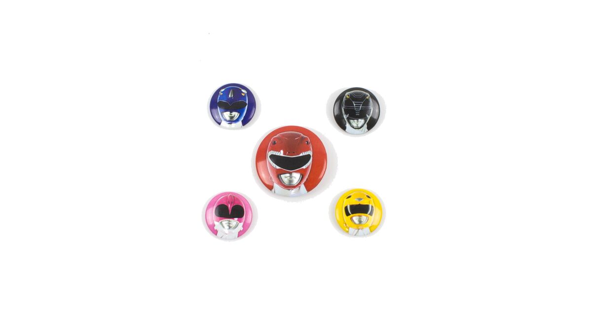 Power Rangers 5-pack Pin Badges | Nerdom