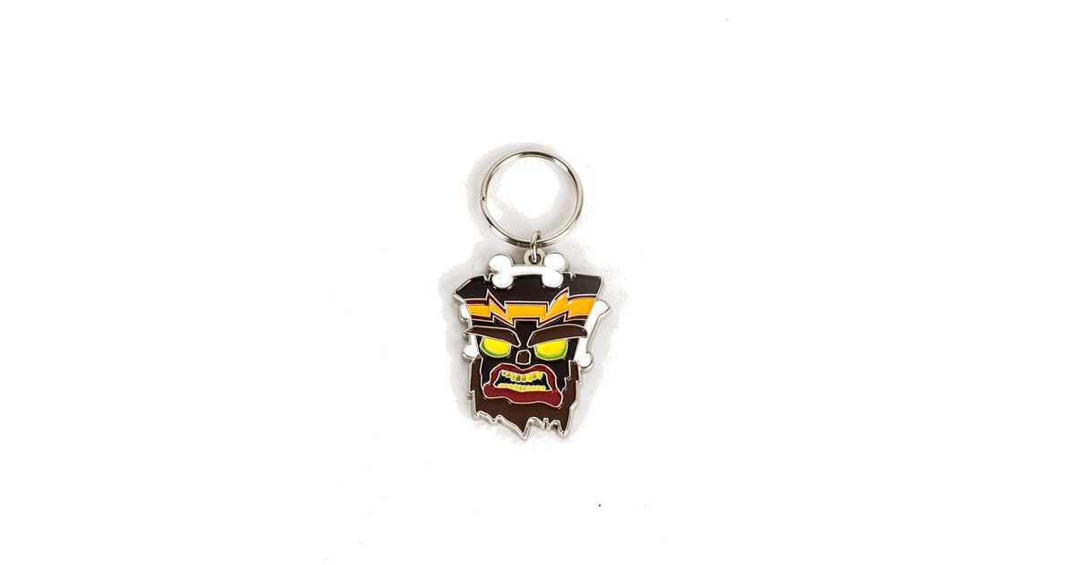 Crash Bandicoot Uka Uka Keychain Nerdom