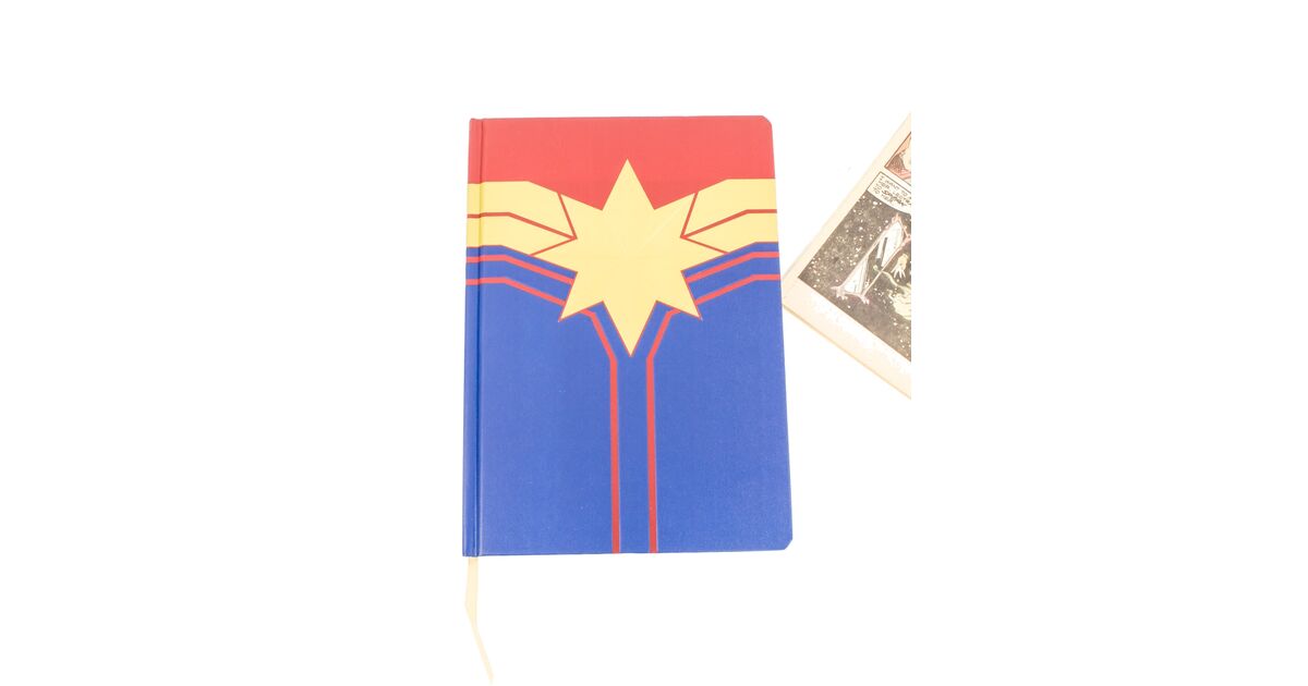 Marvel Captain Marvel A5 Notebook | Nerdom