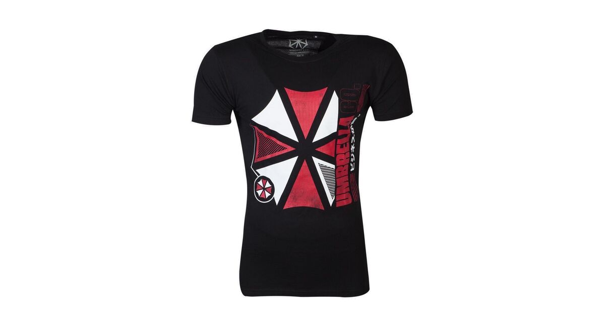Resident Evil Umbrella Co. T-Shirt Für Männer – Schwarz, 100% Baumwolle