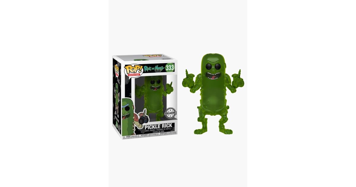 Funko Pocket Pop Keychain Pickle Rick - Porte-clés Rick And Morty Mini Figurine Vinyle