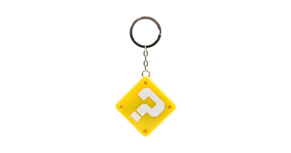 Nintendo Super Mario Question Block Keyring Nerdom, Greece