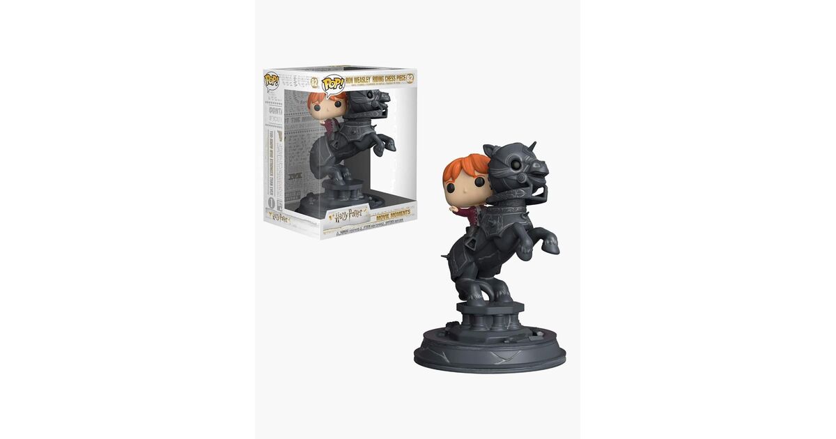 FUNKO POP! MOVIE MOMENT: Harry Potter - Ron Riding Chess Piece Com O Melhor Preço é No