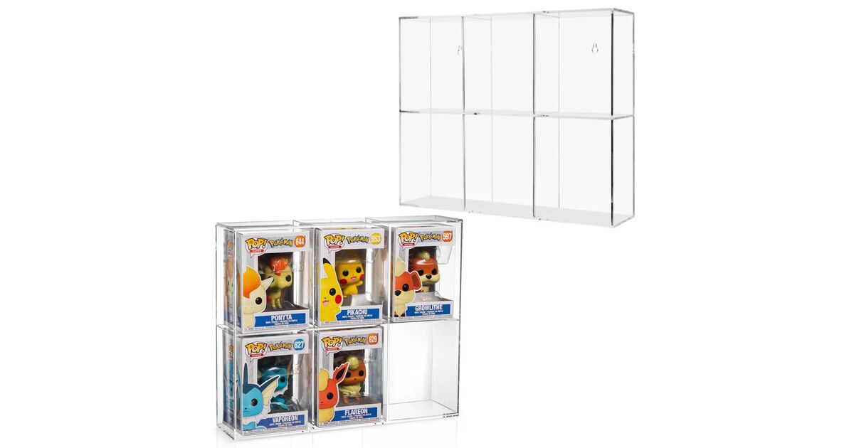 EvoRetro 6 slots acrylic display case for Funko Pop | Nerdom, Greece