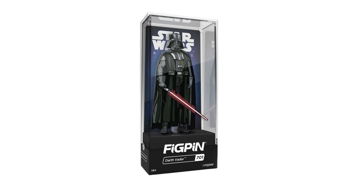 FiGPiN Star Wars A New Hope Darth Vader Collectable Pin #701 - Foto 12