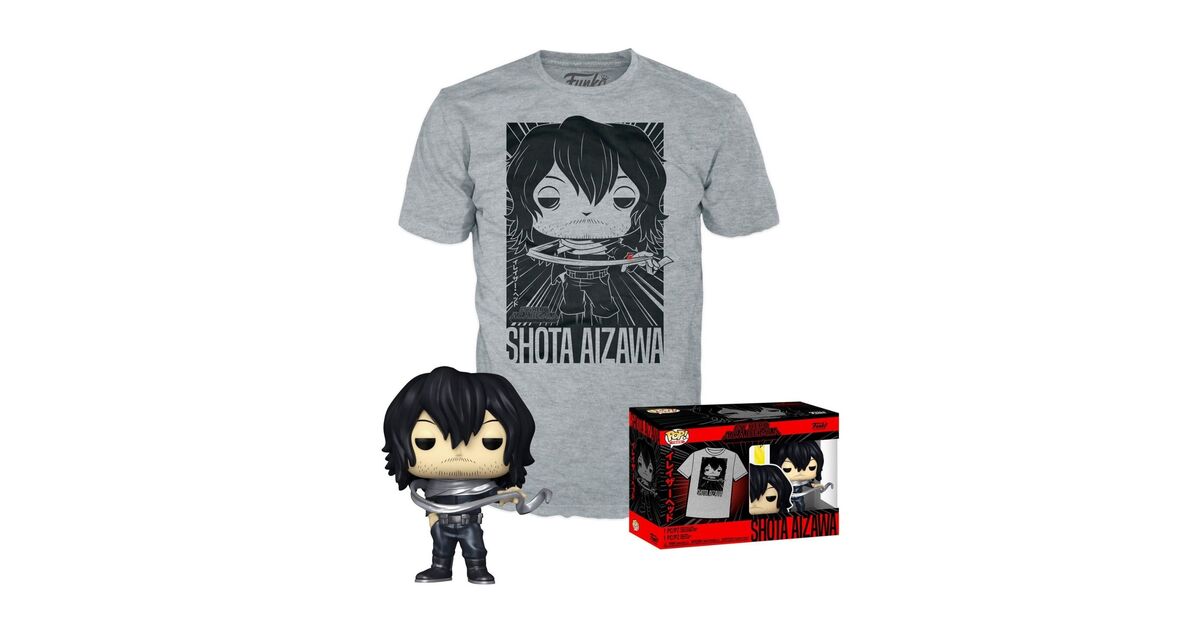 Funko Pop! Vinyl: Animation: My Hero Academia (MHA) - (MHA) W2: Shota Aizawa - Figurine en Vinyle à Collectionner - Idée de Cadeau - Produits Officiels - Jouets pour les Enfants et Funko Pop! Vinyl: Animation: My Hero Academia (MHA) - (MHA) W2: Shota Aizawa - Figurine en Vinyle à Collectionner - Idée de Cadeau - Produits Officiels - Jouets pour les Enfants et