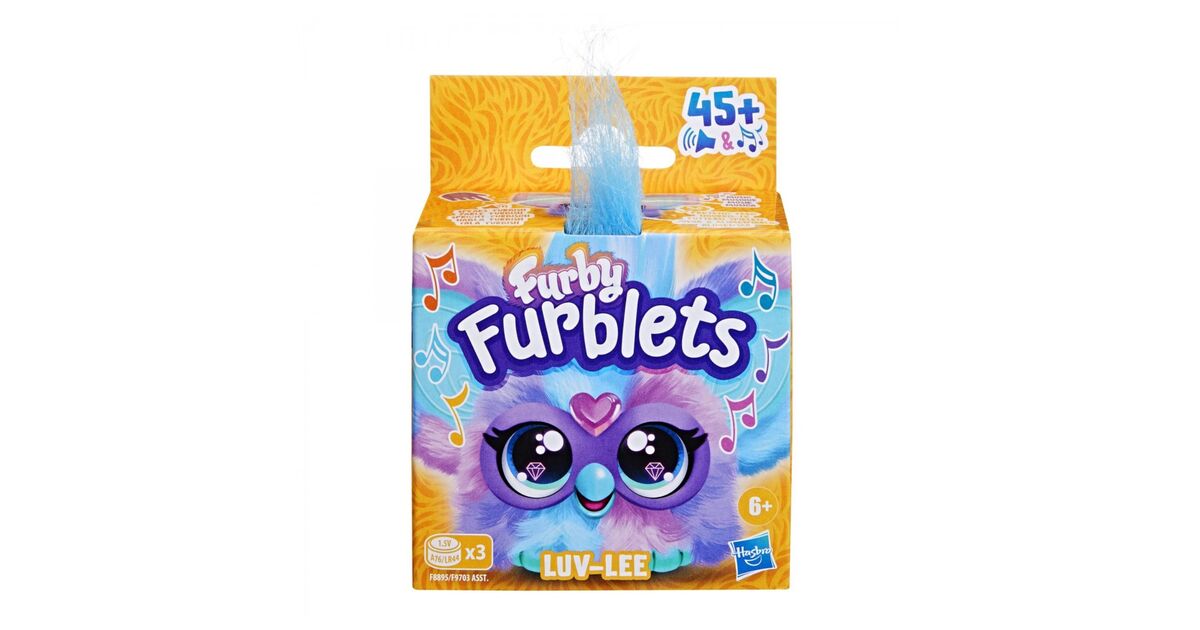 Furby Furblets – Mini Peluches électroniques Mello-Nee, Hip-Bop, Pix-Elle – 5 Cm, +45 Sons, Interactives