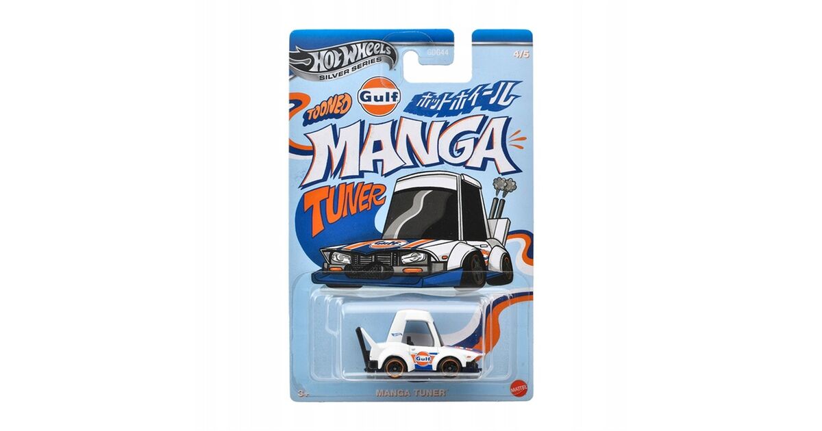 Mattel Hot Wheels: Silver Series Tooned Gulf Racing - Manga Tooner ...