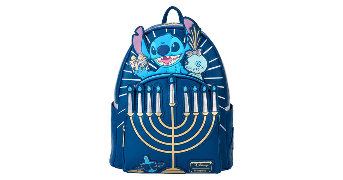 Loungefly Disney: Lilo & Stitch - Light Up Menorah Stitch 